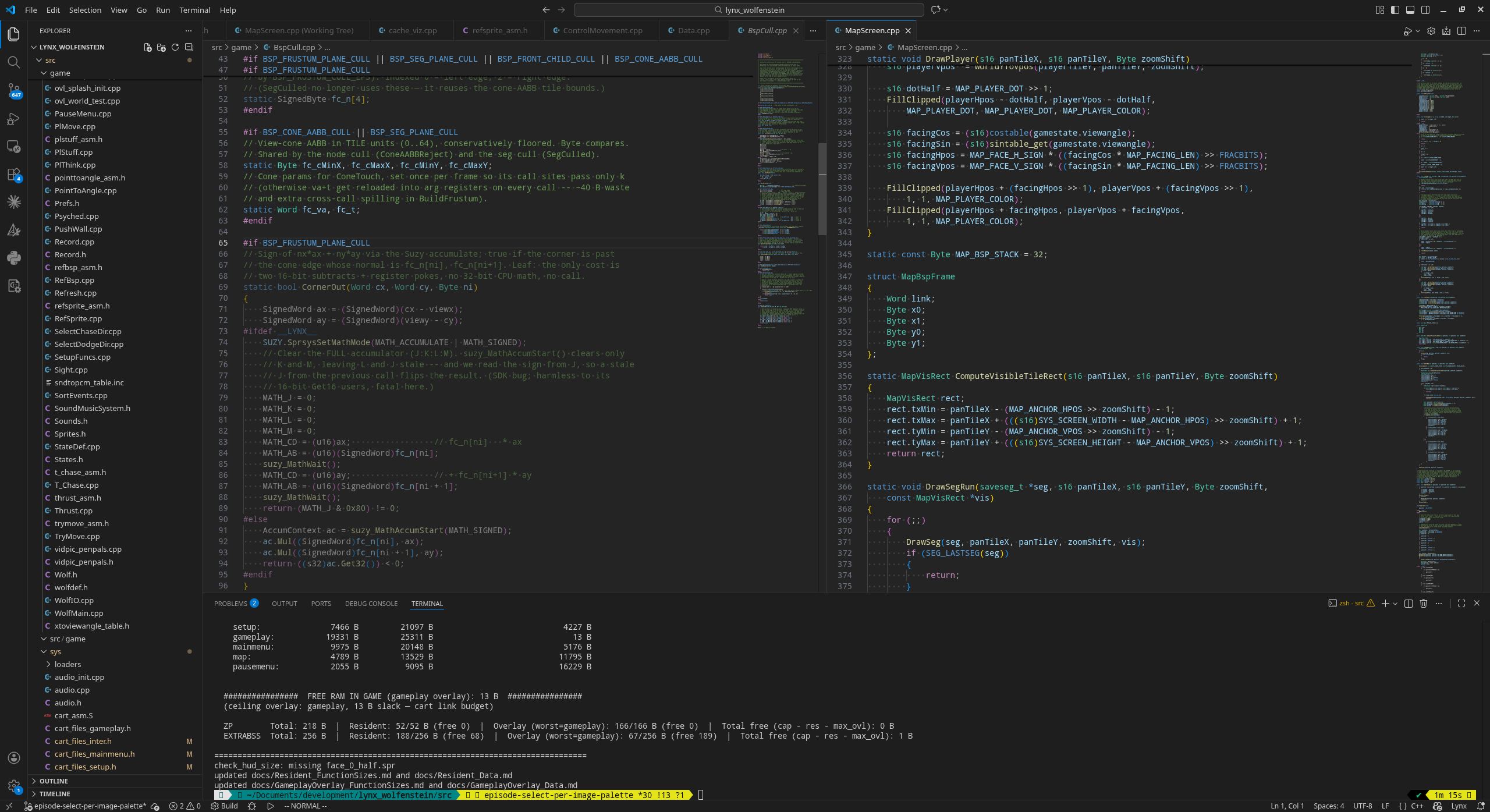 Development environment in VS Code